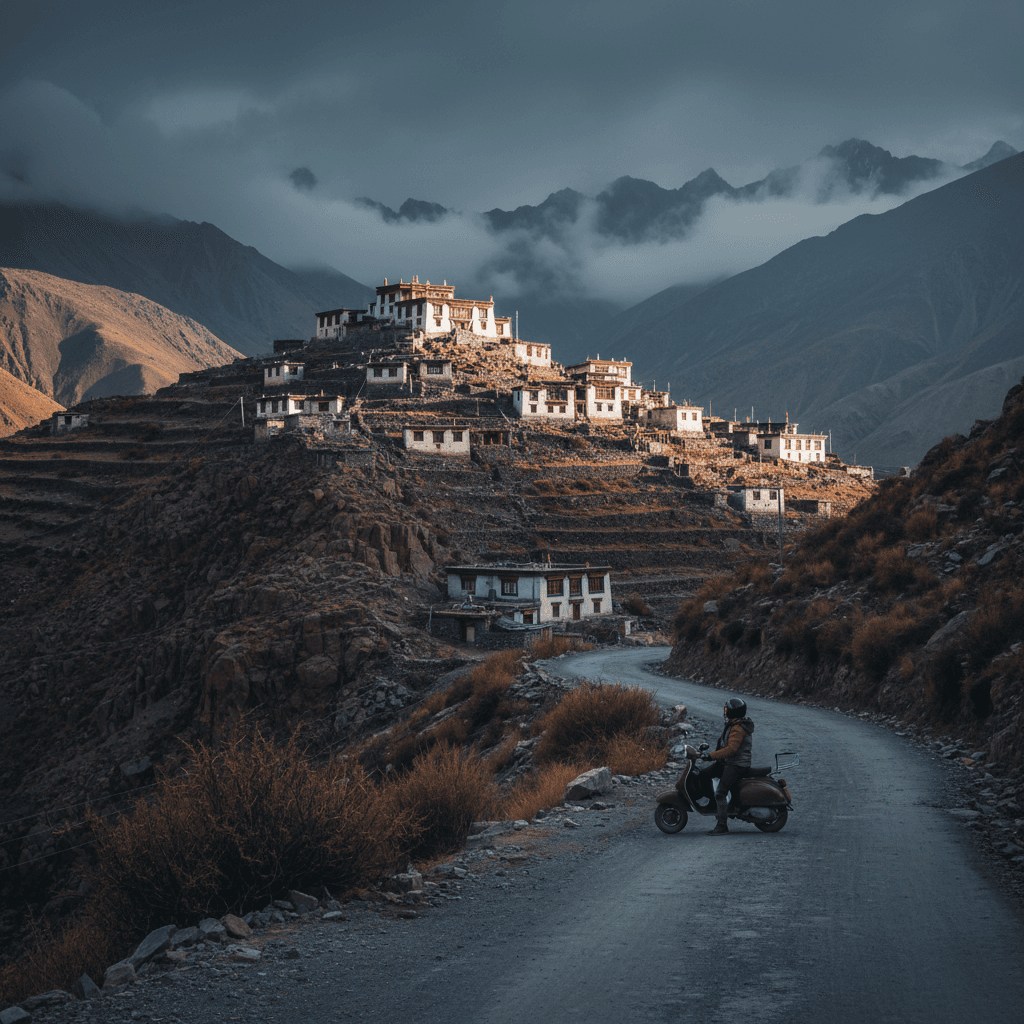 स्पीति वैली की पुरानी बस्ती