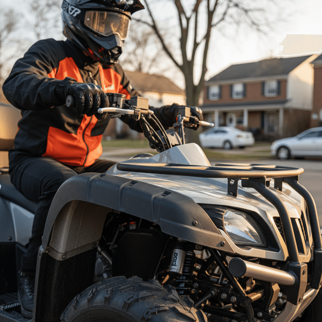 अच्छी स्थिति में रखी गई स्कूटी